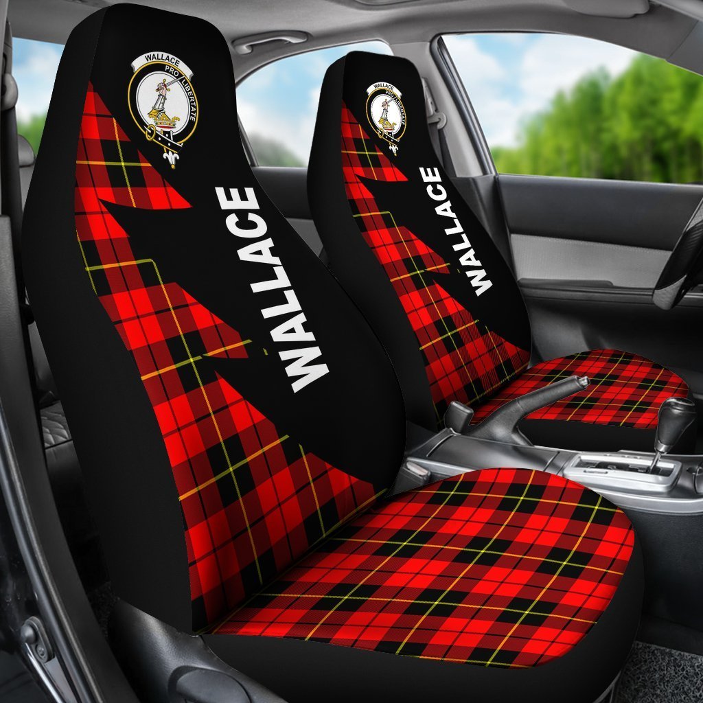 Clan Wallace Tartan Crest Car Seat Cover  - Flash StylePH95 Clan Wallace Tartan Today   