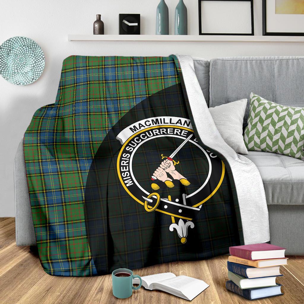 Clan MacMillan Hunting Ancient Tartan Crest Blanket Wave Style PF44 Clan MacMillan Tartan Today   