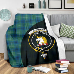 Clan Oliphant Ancient Tartan Crest Blanket Wave Style WE34 Clan Oliphant Tartan Today   