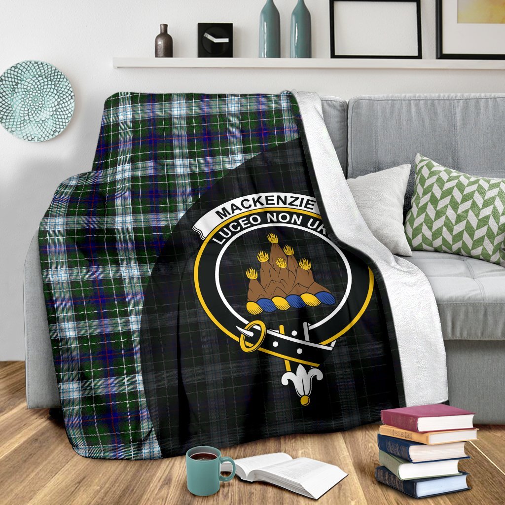 Clan MacKenzie Dress Tartan Crest Blanket Wave Style VX98 Clan MacKenzie Clan MacKenzie   