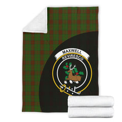 Clan Maxwell Family Tartan Crest Blanket 3 Sizes GH63 Clan Maxwell Tartan Today   