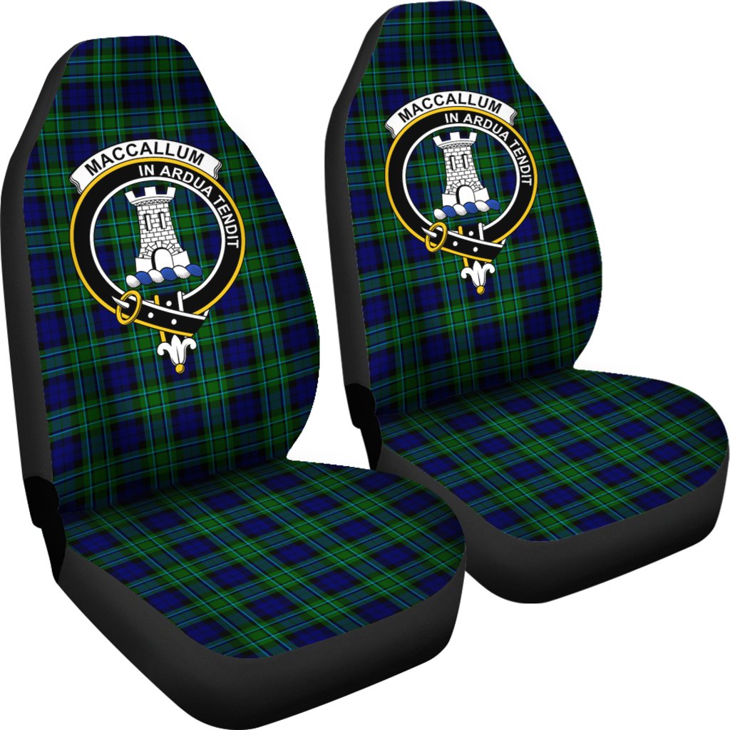 Clan MacCallum (Malcolm) Tartan Crest Car Seat Cover XQ11 Clan MacCallum Tartan Today   