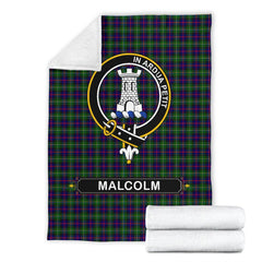 Clan Malcolm (MacCallum) Tartan Crest BlanketsFB45 Clan MacCallum Tartan Today   