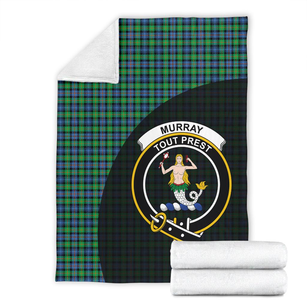 Clan Murray of Atholl Ancient Tartan Crest Blanket Wave Style FP50 Clan Murray Tartan Today   