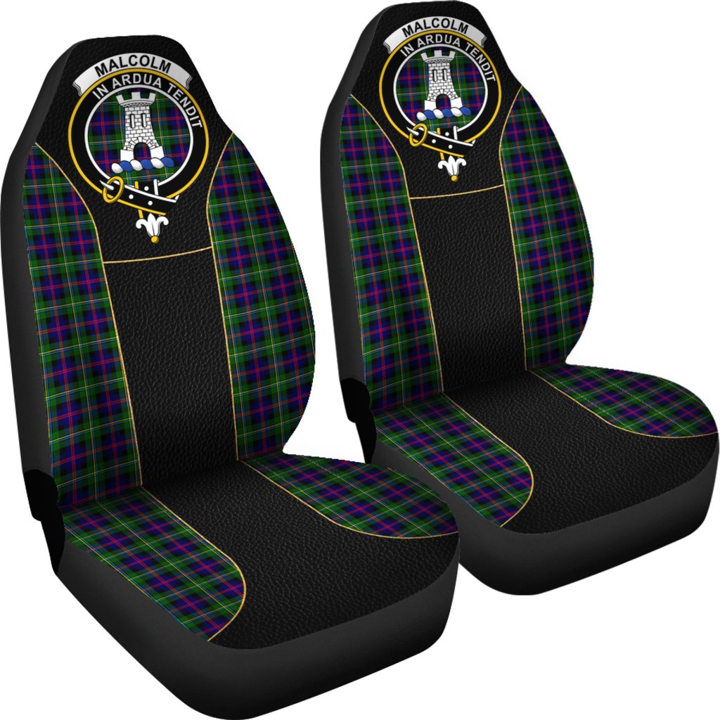 Clan Malcolm (MacCallum) Tartan Crest Car Seat Cover  Special VersionBN58 Clan MacCallum Tartan Today   