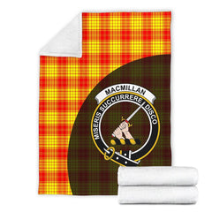 Clan MacMillan Tartan Crest Blanket Wave Style WM34 Clan MacMillan Tartan Today   