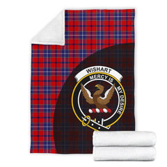 Clan Wishart Dress Tartan Crest Blanket Wave Style RM58 Clan Wishart Tartan Today   