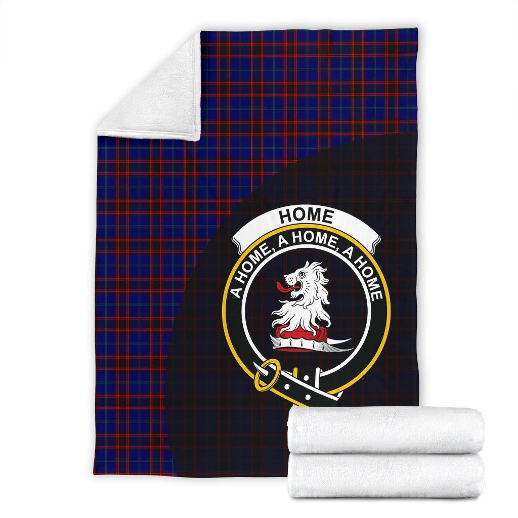 Clan Home Modern Tartan Crest Blanket Wave Style ME22 Clan Home/Hume Tartan Today   