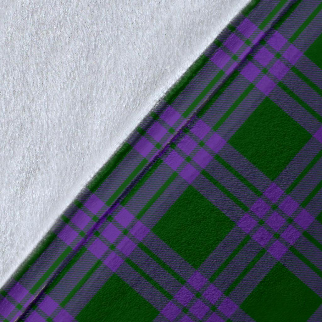 Clan Elphinstone Tartan Crest Blanket Wave Style CZ43 Clan Elphinstone Tartan Today   