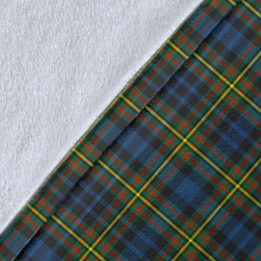 Clan MacLellan Ancient Tartan Crest Blanket Wave Style NT26 Clan Hall Tartan Today   