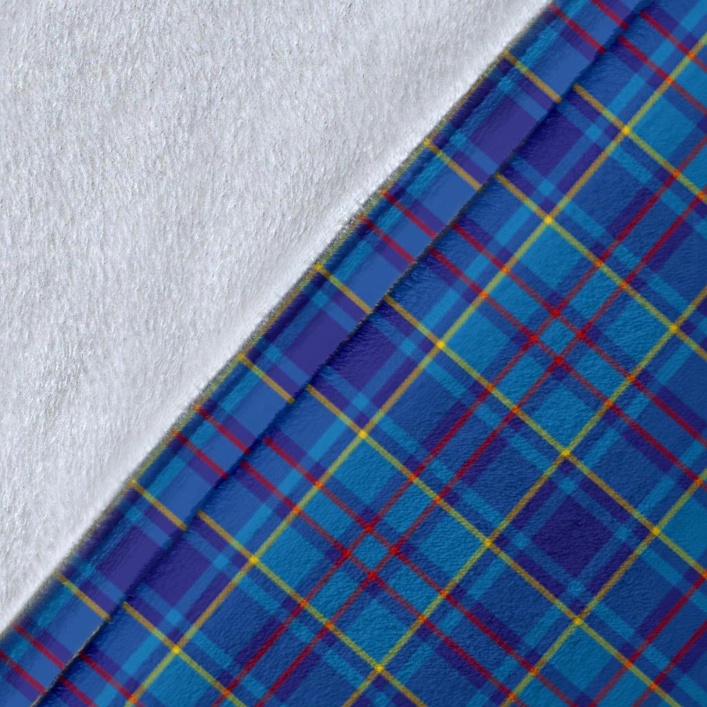 Clan Mercer Modern Tartan Crest Blanket Wave Style TH54 Clan Mercer Tartan Today   