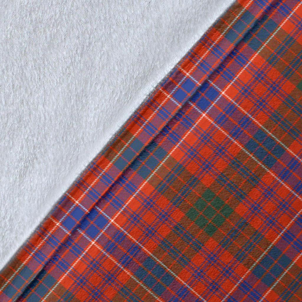 Clan MacRae Ancient Tartan Crest Blanket Wave Style EY51 Clan MacRae Tartan Today   