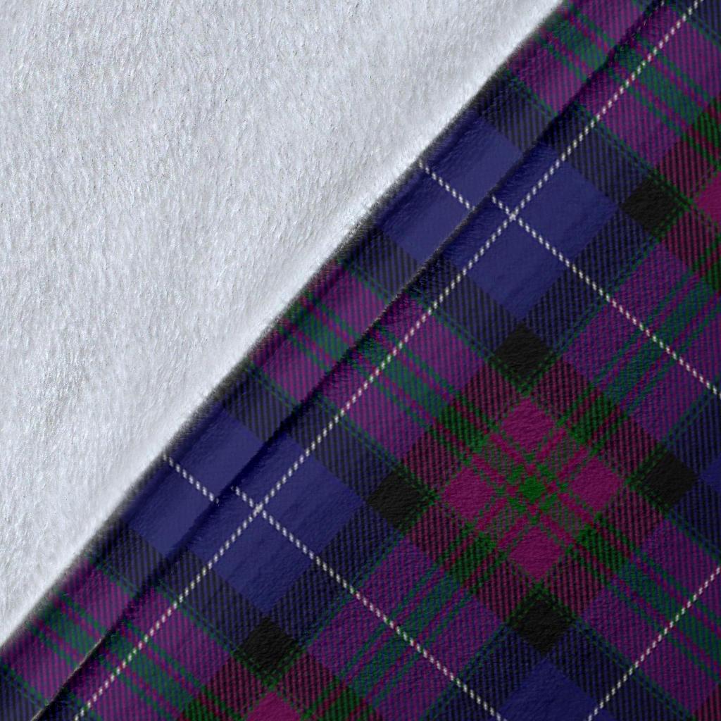 Clan Pride of Scotland Tartan Crest Blanket Wave Style SM53 Clan Hall Tartan Today   