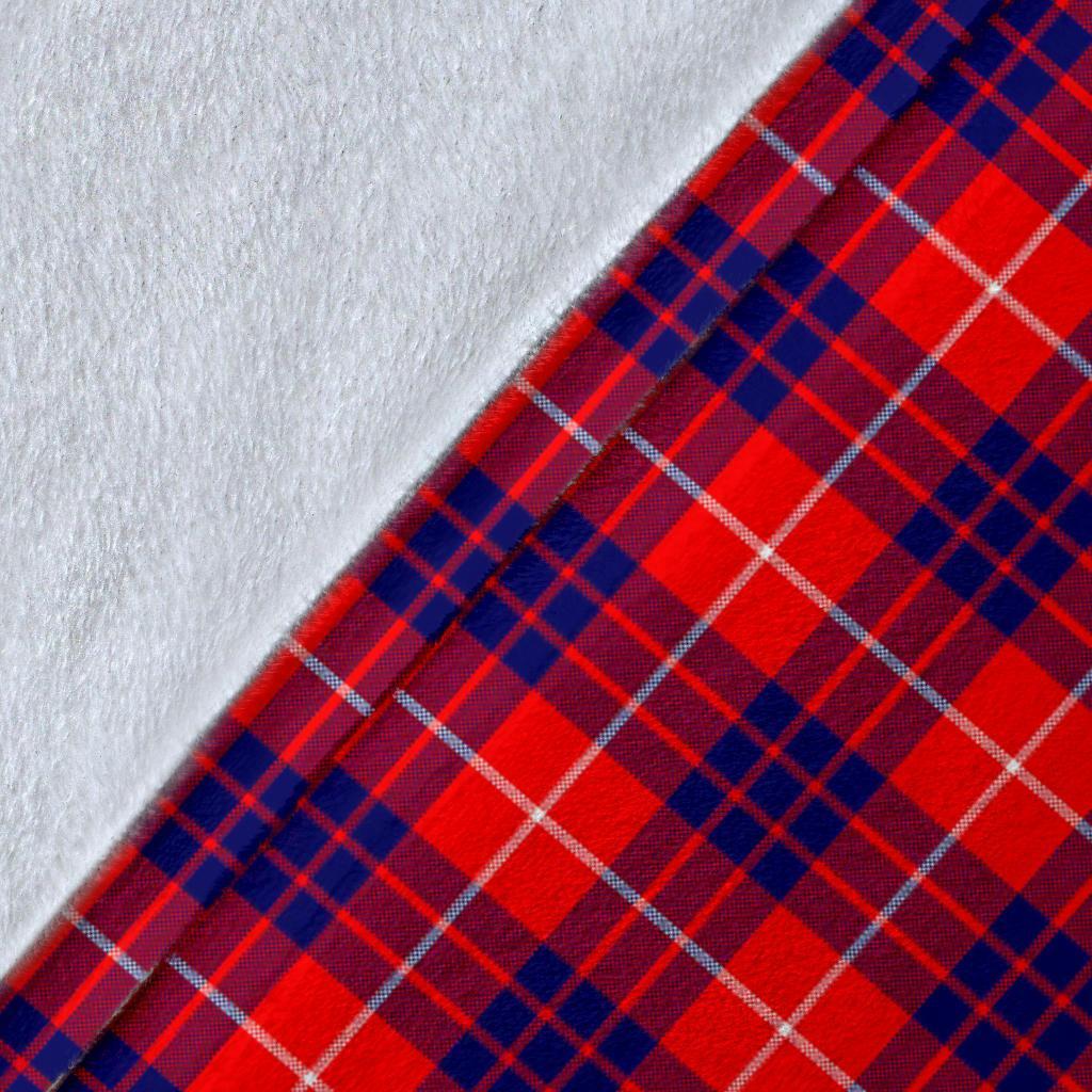 Clan Hamilton Modern Tartan Crest Blanket Wave Style JS70 Clan Hamilton Tartan Today   