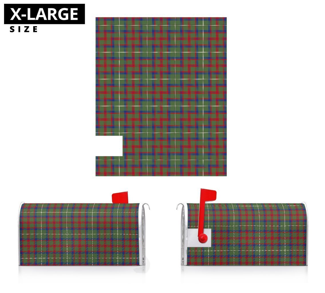 Clan Shaw Green Modern Tartan Mailbox UX59 Clan Shaw Tartan Today   