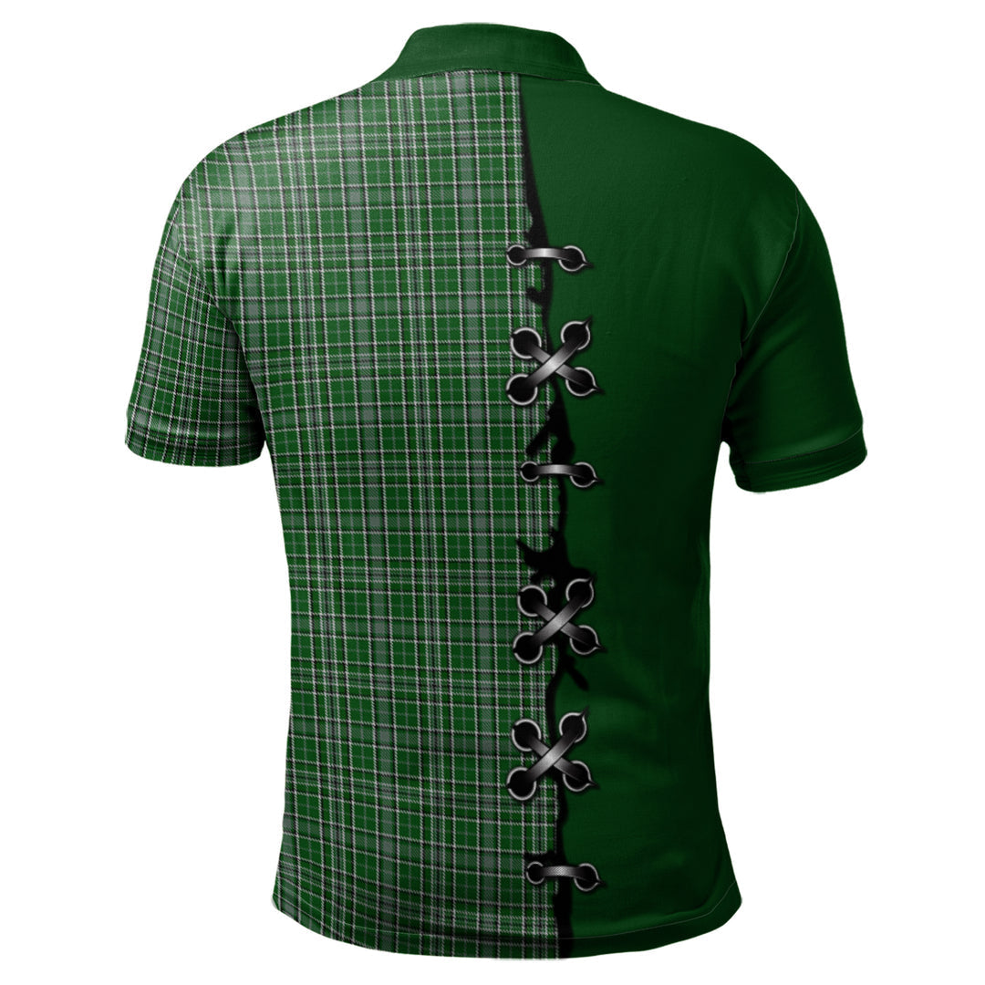 Clan Gayre Dress Tartan Polo Shirt - Lion Rampant And Celtic Thistle Style WT21 Gayre Dress Tartan Tartan Polo   