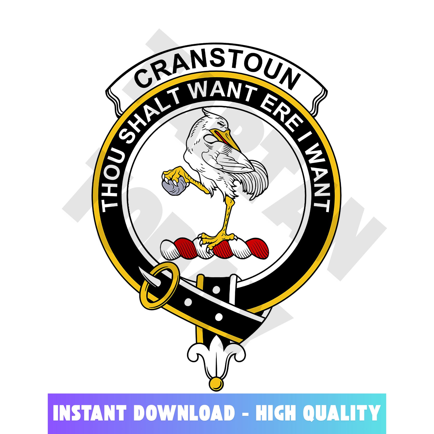 Clan Cranstoun Tartan Crest, Badges, Heraldry, Clans, Family Scotland PNG, Digital ClipArt High Quality ZK38 Cranstoun Tartan Tartan Today