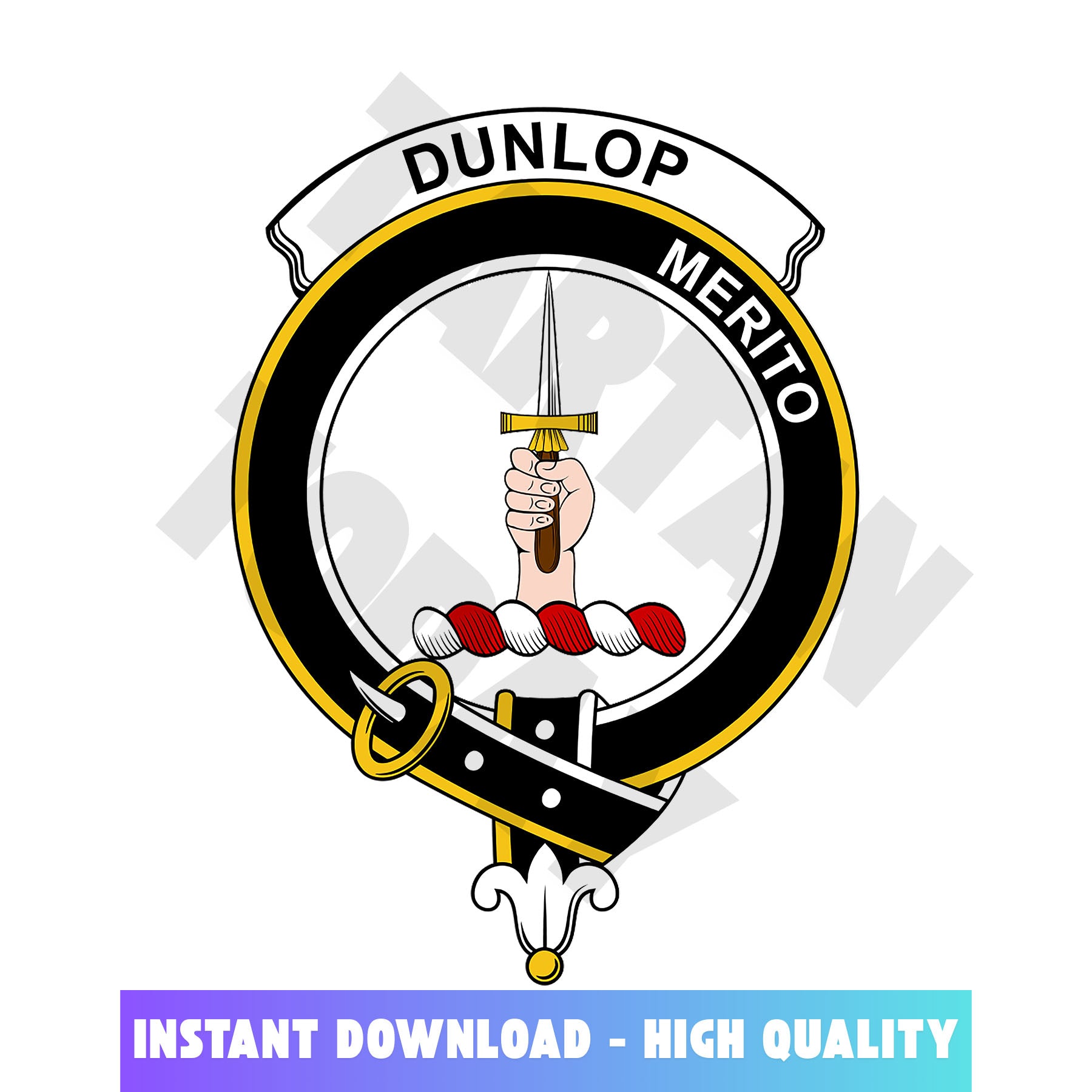 Clan Dunlop Tartan Crest, Badges, Heraldry, Clans, Family Scotland PNG, Digital ClipArt High Quality PC47 Dunlop Tartan Tartan Today