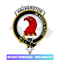 Clan Halkerston Tartan Crest, Badges, Heraldry, Clans, Family Scotland PNG, Digital ClipArt High Quality DK25 Halkerston Tartan Tartan Today