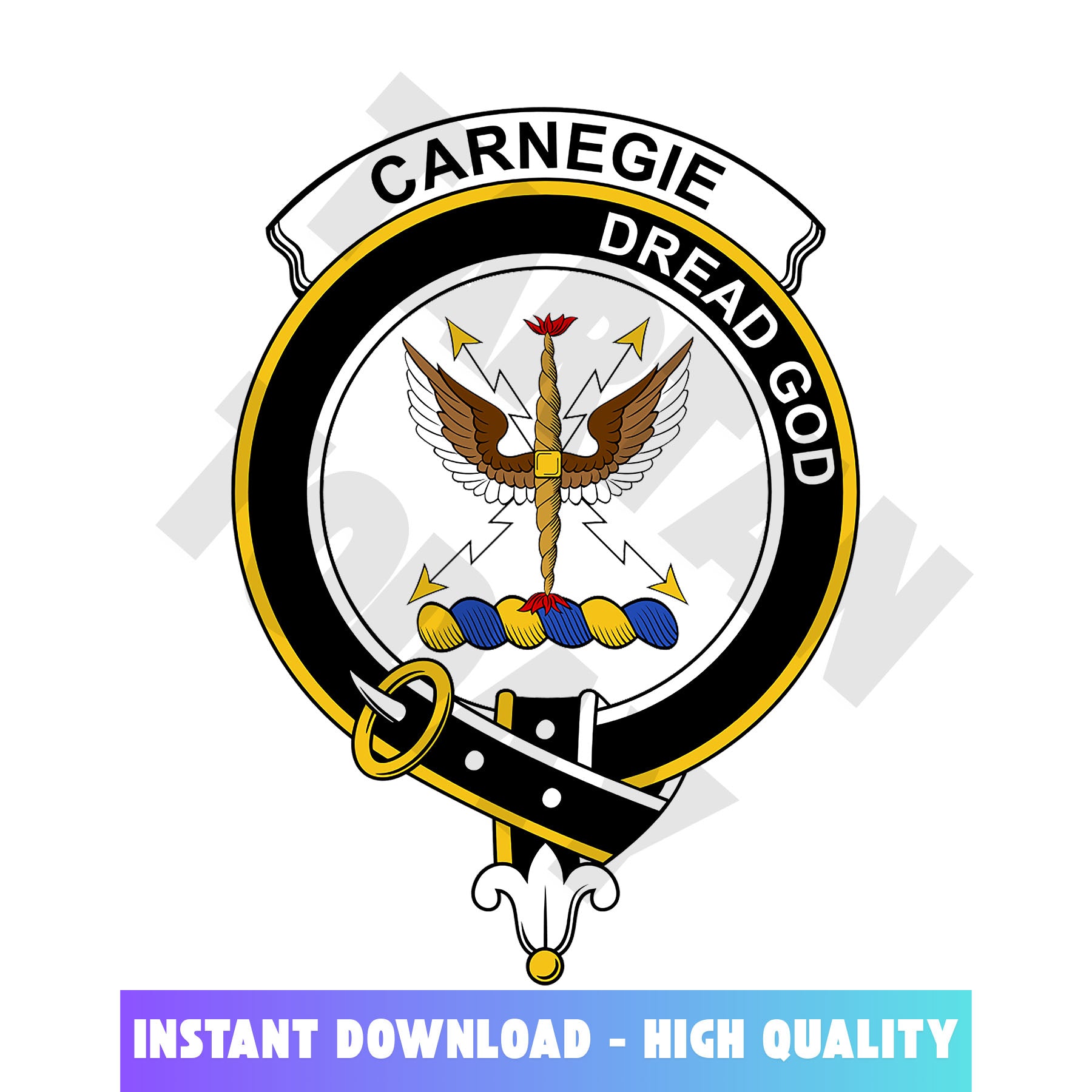 Clan Carnegie Tartan Crest, Badges, Heraldry, Clans, Family Scotland PNG, Digital ClipArt High Quality AL99 Carnegie Tartan Tartan Today