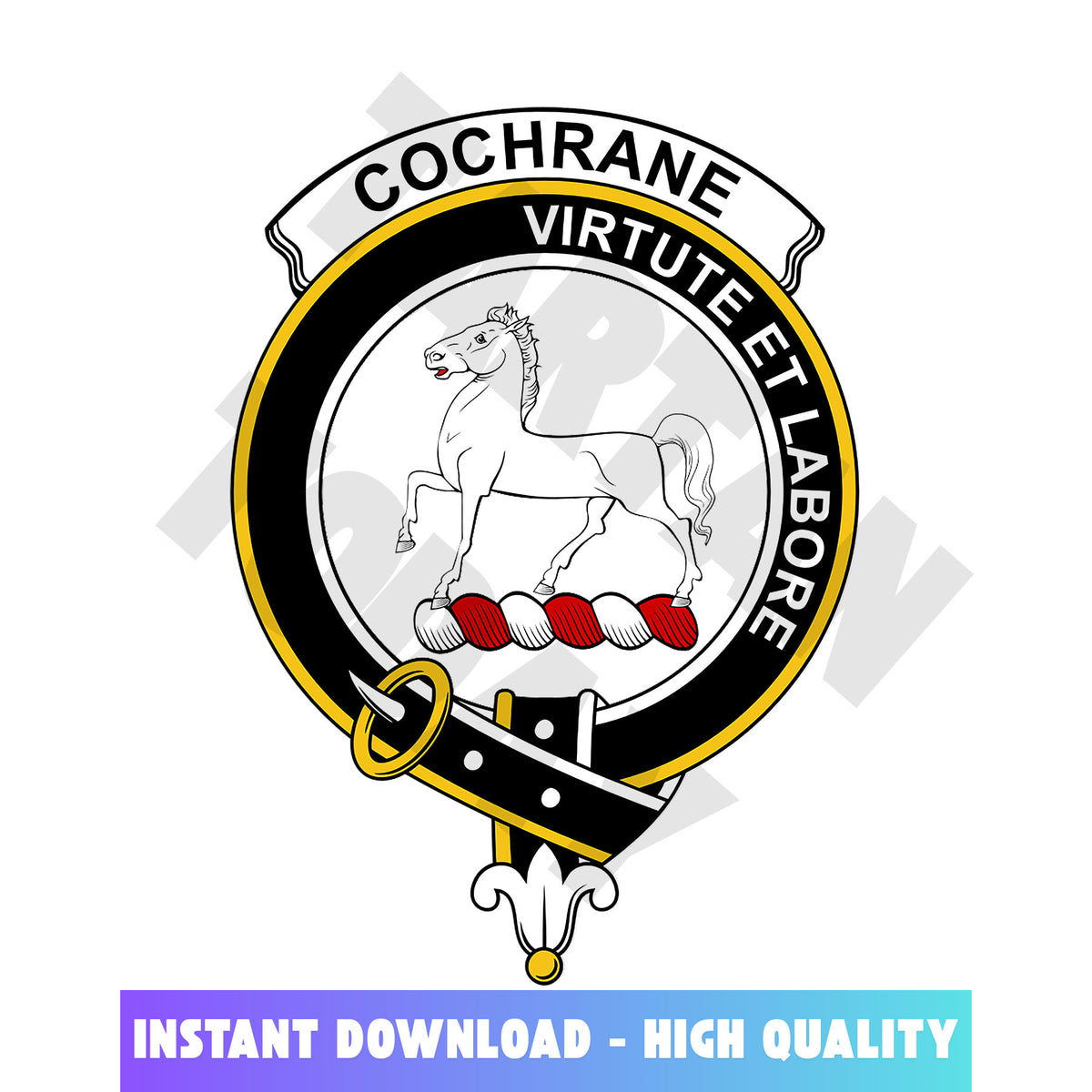 Clan Cochrane Tartan Crest, Badges, Heraldry, Clans, Family Scotland PNG, Digital ClipArt High Quality KF54 Cochrane Tartan Tartan Today