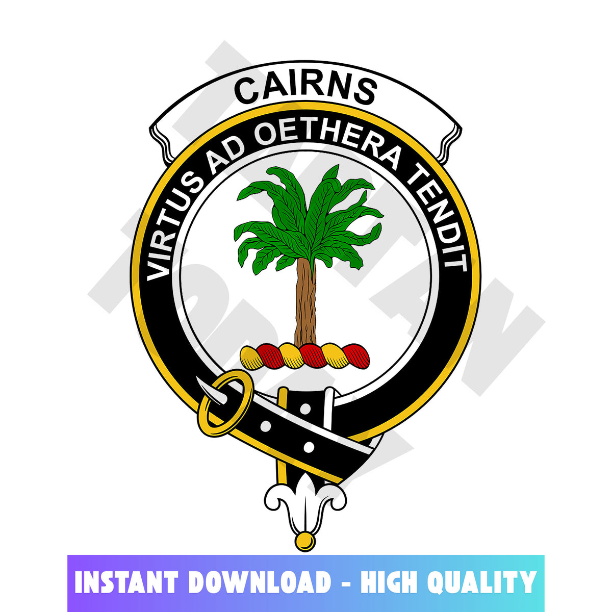 Clan Cairns Tartan Crest, Badges, Heraldry, Clans, Family Scotland PNG, Digital ClipArt High Quality ZN66 Cairns Tartan Tartan Today