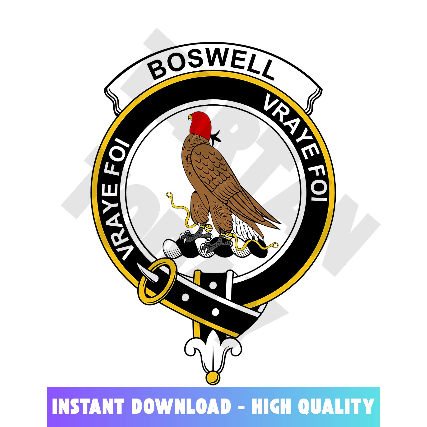 Clan Boswell Tartan Crest, Badges, Heraldry, Clans, Family Scotland PNG, Digital ClipArt High Quality XK27 Boswell Tartan Tartan Today