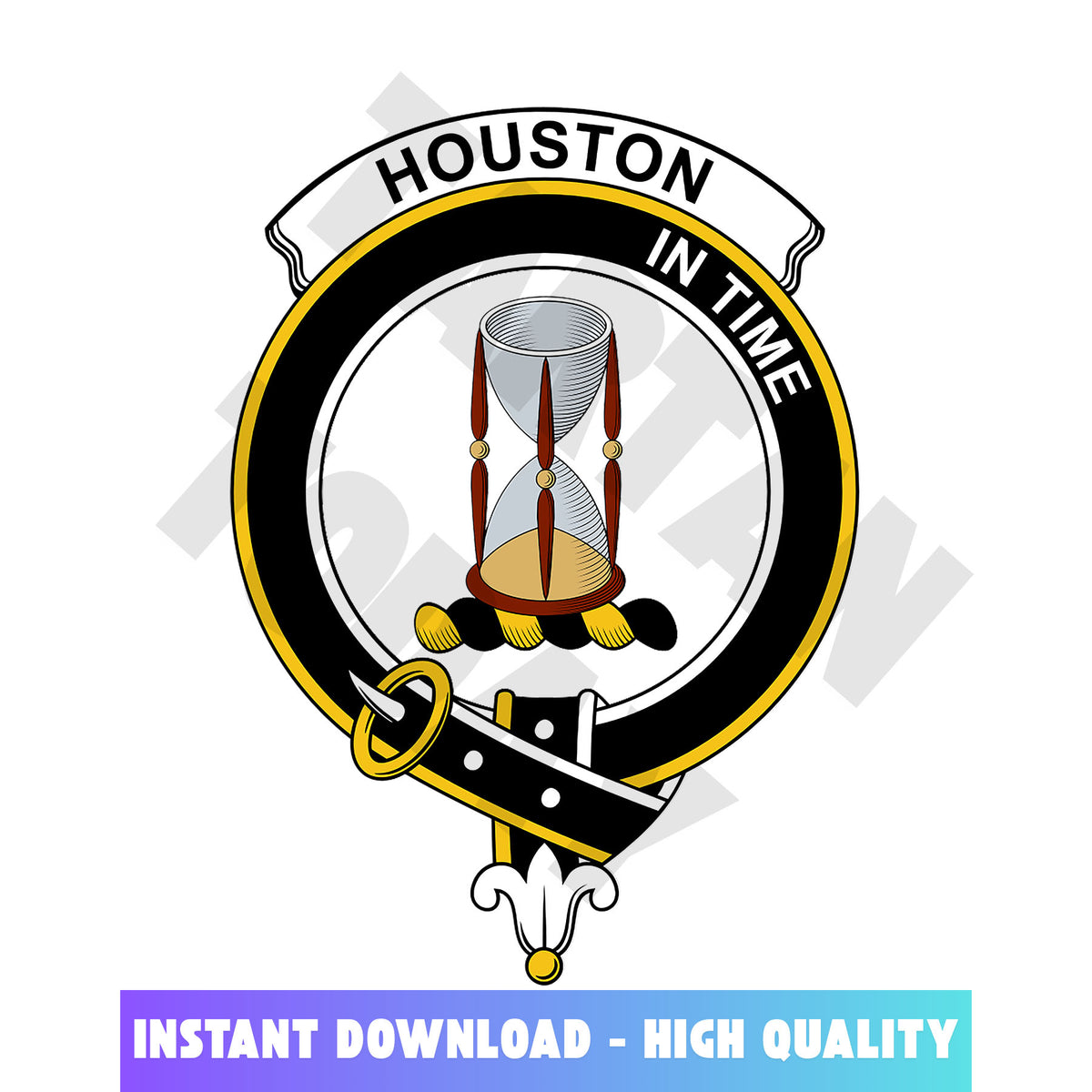 Clan Houston Tartan Crest, Badges, Heraldry, Clans, Family Scotland PNG, Digital ClipArt High Quality XZ39 Houston Tartan Tartan Today