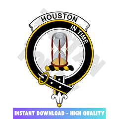 Clan Houston Tartan Crest, Badges, Heraldry, Clans, Family Scotland PNG, Digital ClipArt High Quality XZ39 Houston Tartan Tartan Today