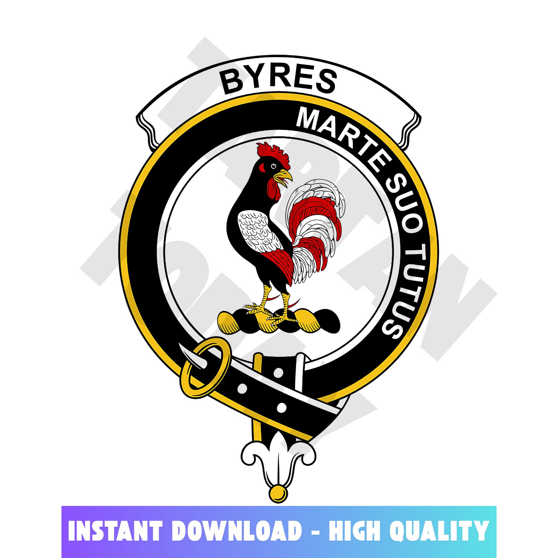 Clan Byres Tartan Crest, Badges, Heraldry, Clans, Family Scotland PNG, Digital ClipArt High Quality GK64 Byres Tartan Tartan Today