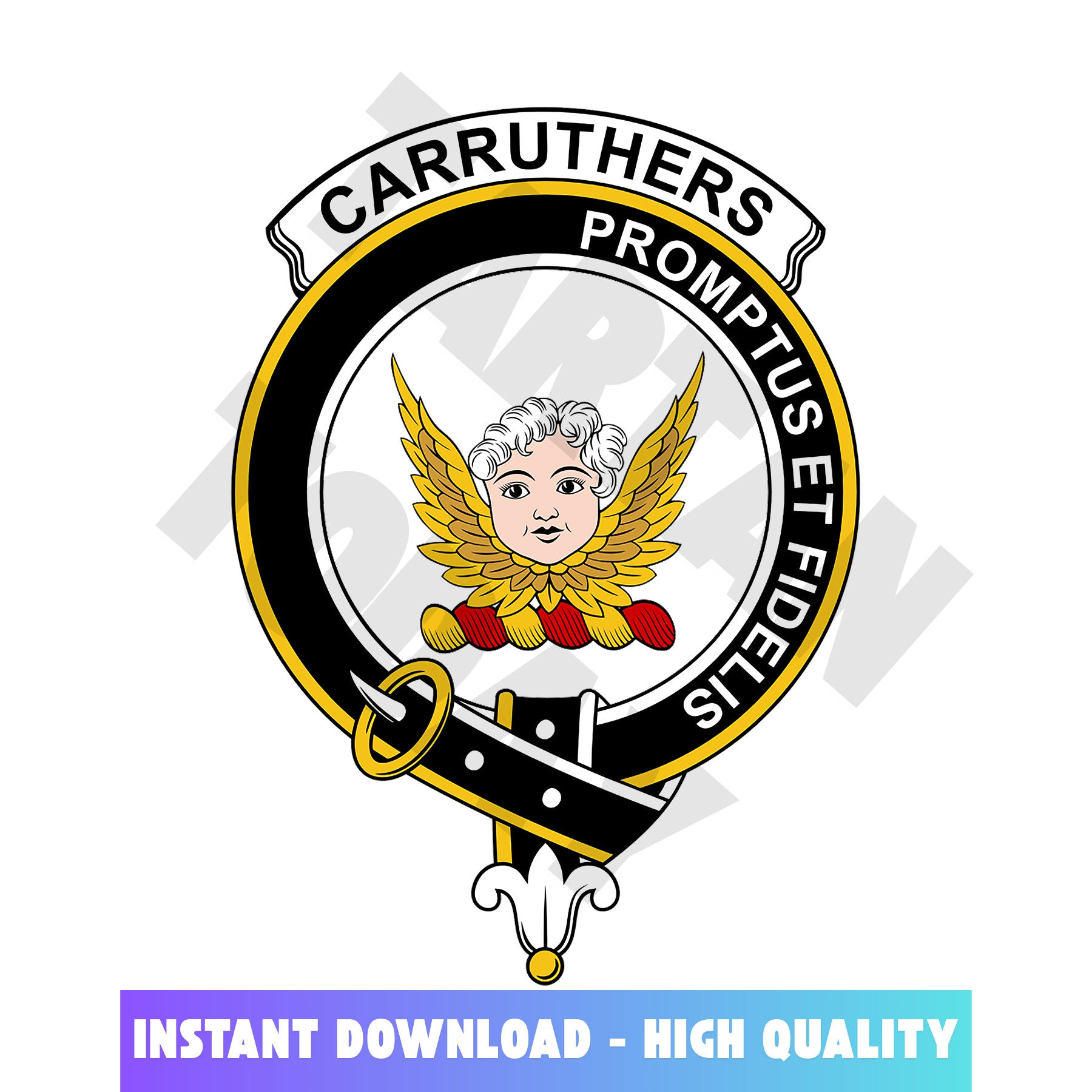 Clan Carruthers Tartan Crest, Badges, Heraldry, Clans, Family Scotland PNG, Digital ClipArt High Quality LG36 Carruthers Tartan Tartan Today