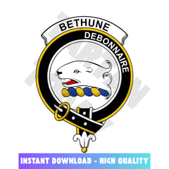 Clan Bethune Tartan Crest, Badges, Heraldry, Clans, Family Scotland PNG, Digital ClipArt High Quality LO91 Bethune Tartan Tartan Today