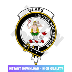 Clan Glass Tartan Crest, Badges, Heraldry, Clans, Family Scotland PNG, Digital ClipArt High Quality KG97 Glass Tartan Tartan Today