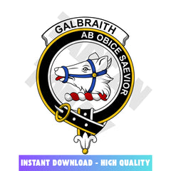 Clan Galbraith Tartan Crest, Badges, Heraldry, Clans, Family Scotland PNG, Digital ClipArt High Quality EW12 Galbraith Tartan Tartan Today