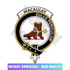 Clan MacAulay Tartan Crest, Badges, Heraldry, Clans, Family Scotland PNG, Digital ClipArt High Quality TB57 MacAulay Tartan Tartan Today