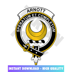 Clan Arnott Tartan Crest, Badges, Heraldry, Clans, Family Scotland PNG, Digital ClipArt High Quality EL80 Arnott Tartan Tartan Today