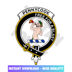 Clan Pennycook Tartan Crest, Badges, Heraldry, Clans, Family Scotland PNG, Digital ClipArt High Quality HN31 Pennycook Tartan Tartan Today