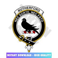 Clan Rutherford Tartan Crest, Badges, Heraldry, Clans, Family Scotland PNG, Digital ClipArt High Quality VV86 Rutherford Tartan Tartan Today