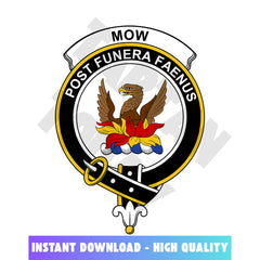 Clan Mow Tartan Crest, Badges, Heraldry, Clans, Family Scotland PNG, Digital ClipArt High Quality PG60 Mow Tartan Tartan Today