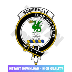 Clan Somerville Tartan Crest, Badges, Heraldry, Clans, Family Scotland PNG, Digital ClipArt High Quality PL11 Somerville Tartan Tartan Today