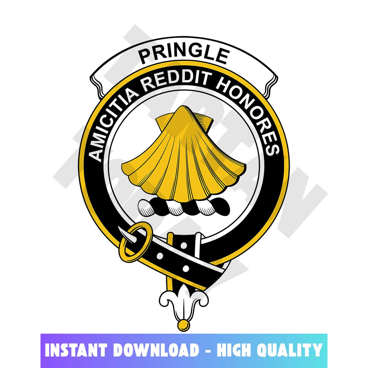 Clan Pringle Tartan Crest, Badges, Heraldry, Clans, Family Scotland PNG, Digital ClipArt High Quality IL33 Pringle Tartan Tartan Today