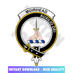 Clan Muirhead Tartan Crest, Badges, Heraldry, Clans, Family Scotland PNG, Digital ClipArt High Quality YO28 Muirhead Tartan Tartan Today