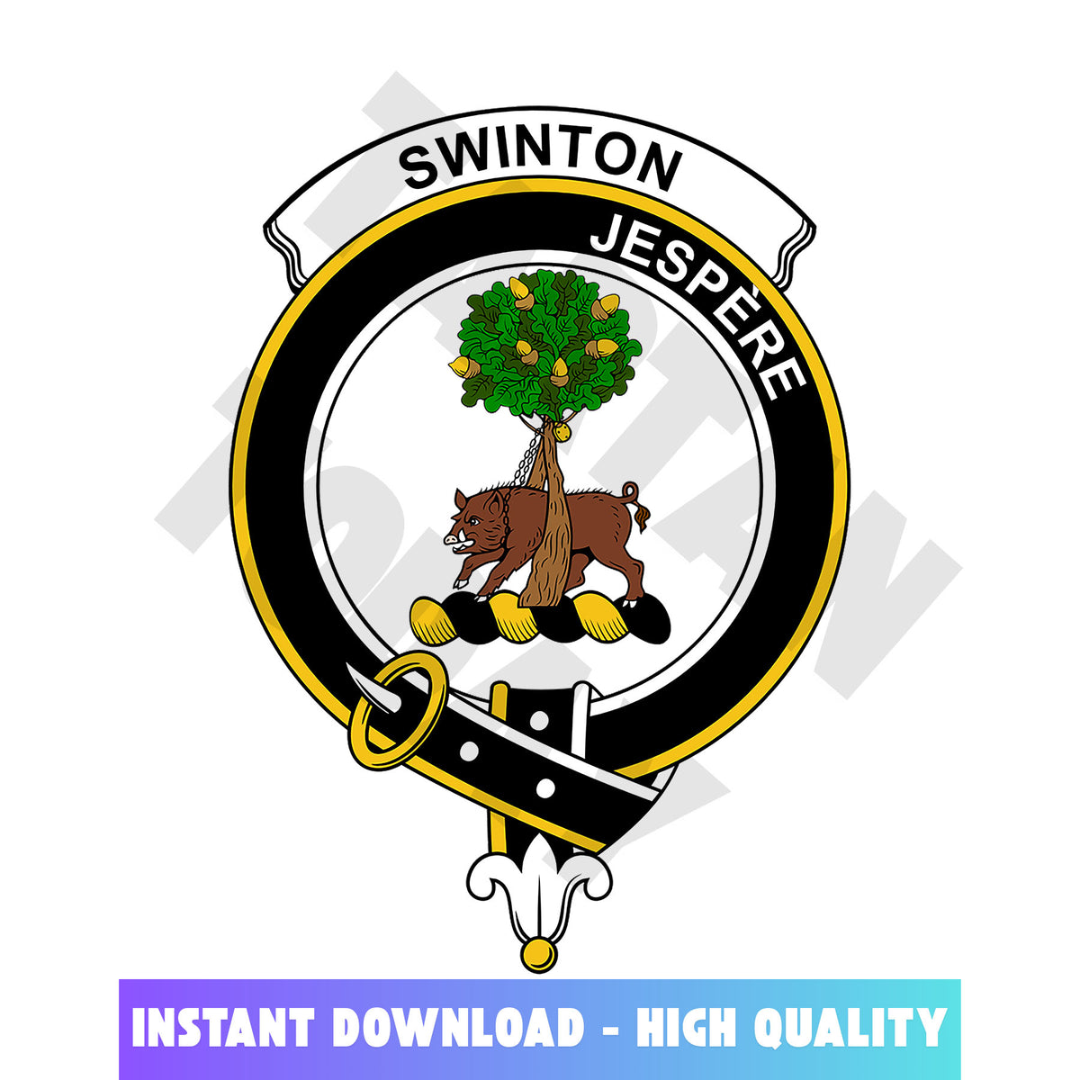 Clan Swinton Tartan Crest, Badges, Heraldry, Clans, Family Scotland PNG, Digital ClipArt High Quality ME81 Swinton Tartan Tartan Today