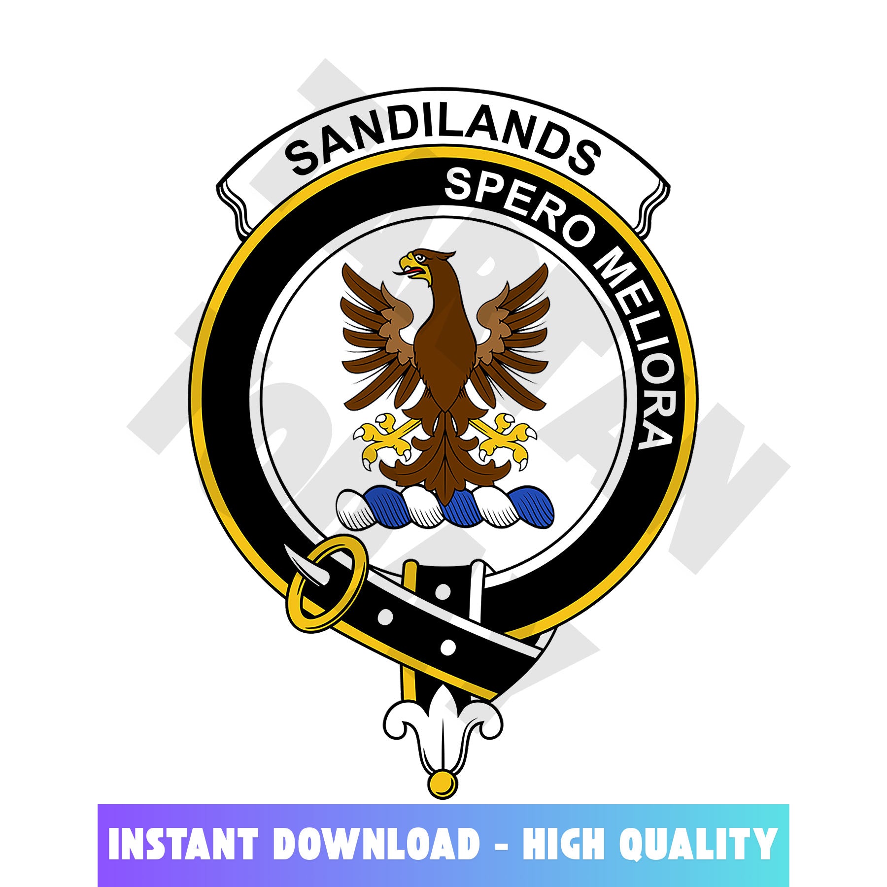 Clan Sandilands Tartan Crest, Badges, Heraldry, Clans, Family Scotland PNG, Digital ClipArt High Quality HR17 Sandilands Tartan Tartan Today