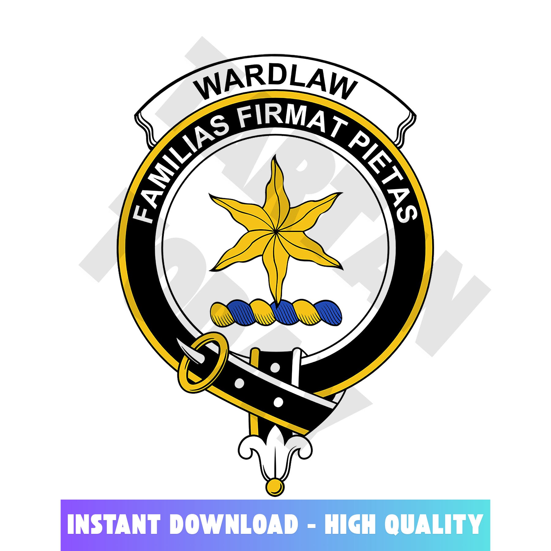 Clan Wardlaw Tartan Crest, Badges, Heraldry, Clans, Family Scotland PNG, Digital ClipArt High Quality LO36 Wardlaw Tartan Tartan Today