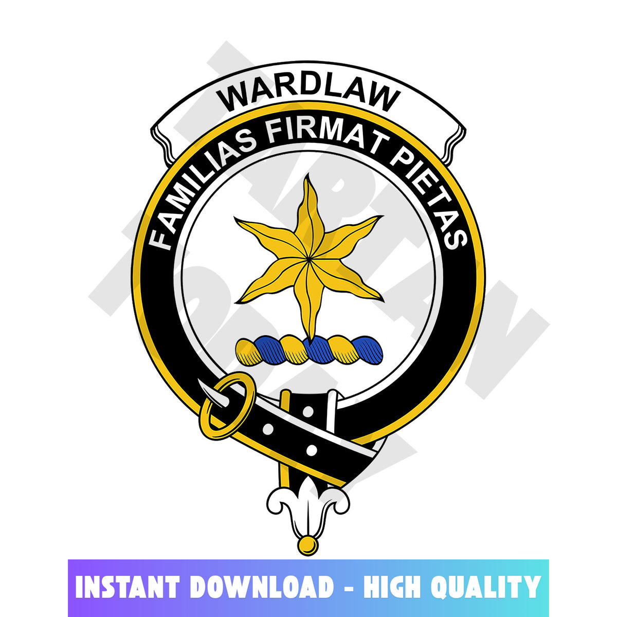 Clan Wardlaw Tartan Crest, Badges, Heraldry, Clans, Family Scotland PNG, Digital ClipArt High Quality LO36 Wardlaw Tartan Tartan Today