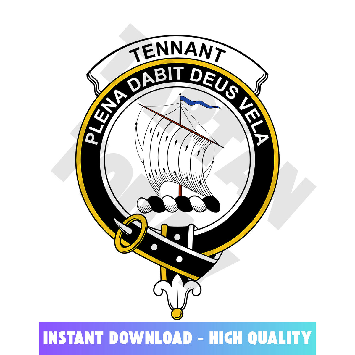 Clan Tennant Tartan Crest, Badges, Heraldry, Clans, Family Scotland PNG, Digital ClipArt High Quality JE73 Tennant Tartan Tartan Today