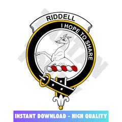 Clan Riddell Tartan Crest, Badges, Heraldry, Clans, Family Scotland PNG, Digital ClipArt High Quality SF75 Riddell Tartan Tartan Today