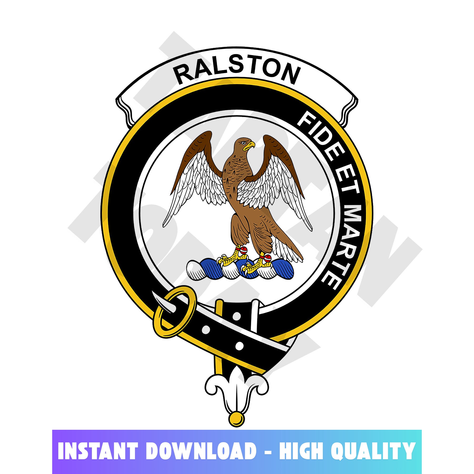 Clan Ralston Tartan Crest, Badges, Heraldry, Clans, Family Scotland PNG, Digital ClipArt High Quality AV19 Ralston Tartan Tartan Today