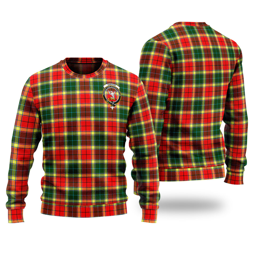 Clan Gibsone (Gibson - Gibbs) Tartan Christmas Ugly Sweater BW28 Gibsone (Gibson - Gibbs) Tartan Tartan Sweater   